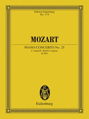 cover image of Piano Concerto No. 25 C major